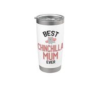 La meilleure maman chinchilla de tous les temps Gobelet isotherme en acier inoxydable double paroi