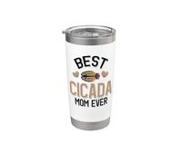 La meilleure maman cigale de tous les temps Gobelet isotherme en acier inoxydable double paroi