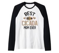 La Meilleure Maman Cigale de Tous Les Temps Manche Raglan