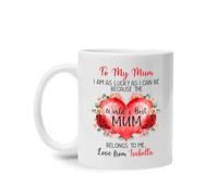 La Meilleure Maman Du Monde, C'Est Moi. Mug Durable Tasse À Thé Unique Tasse À Café Cadeaux Fantaisie Pour Noël Anniversaire Collègue 330Ml