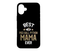 La Meilleure Maman Pied Ball Python de Tous Les Temps, Amoureuse de Piebald Snake Coque pour iPhone 16 Plus