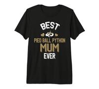La Meilleure Maman Pied Ball Python de Tous Les Temps, Amoureuse de Piebald Snake T-Shirt Haut de Gamme