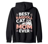 La Meilleure Maman Ragdoll de Tous Les Temps, Amoureuse des Chats Ragdoll Sweat à Capuche