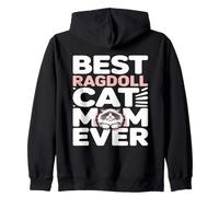 La Meilleure Maman Ragdoll de Tous Les Temps, Amoureuse des Chats Ragdoll Sweat à Capuche