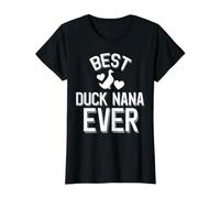 La Meilleure Mamie Canard de Tous Les Temps T-Shirt Graphique avec Valeur, Femme, Noir, M