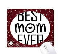 la meilleure mère du monde cite la fête des mères tapis de souris en hiver flocon de neige