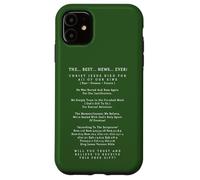 La Meilleure Nouvelle jamais Christ Jésus-Christ Salut éternel Coque pour iPhone 11