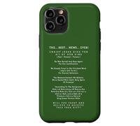 La Meilleure Nouvelle jamais Christ Jésus-Christ Salut éternel Coque pour iPhone 11 Pro