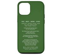 La Meilleure Nouvelle jamais Christ Jésus-Christ Salut éternel Coque pour iPhone 12/12 Pro