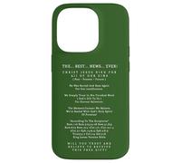 La Meilleure Nouvelle jamais Christ Jésus-Christ Salut éternel Coque pour iPhone 14 Pro
