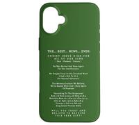 La Meilleure Nouvelle jamais Christ Jésus-Christ Salut éternel Coque pour iPhone 16 Plus