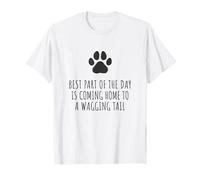 La Meilleure Partie de la journée revient à la Maison à Une Queue agitée T-Shirt