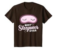 La Meilleure Soirée Pyjama De Tous Les Temps Soirée Pyjama T-Shirt, Enfant, Marron, 3 Ans