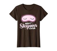 La Meilleure Soirée Pyjama De Tous Les Temps Soirée Pyjama T-Shirt, Femme, Marron, XS