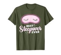La Meilleure Soirée Pyjama De Tous Les Temps Soirée Pyjama T-Shirt, Homme, Olive, M