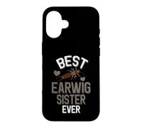 La Meilleure sœur Earwig de Tous Les Temps, Une Mignonne Amoureuse de Pincher Bugs Coque pour iPhone 16