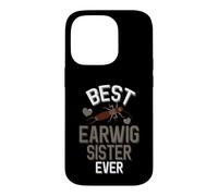 La Meilleure sœur Earwig de Tous Les Temps, Une Mignonne Amoureuse de Pincher Bugs Coque pour iPhone 14 Pro