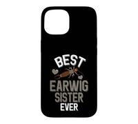 La Meilleure sœur Earwig de Tous Les Temps, Une Mignonne Amoureuse de Pincher Bugs Coque pour iPhone 15