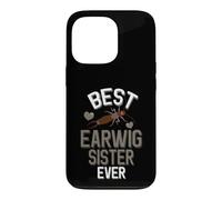 La Meilleure sœur Earwig de Tous Les Temps, Une Mignonne Amoureuse de Pincher Bugs Coque pour iPhone 13 Pro