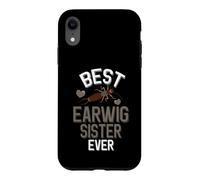 La Meilleure sœur Earwig de Tous Les Temps, Une Mignonne Amoureuse de Pincher Bugs Coque pour iPhone XR