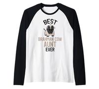 La Meilleure Tante Vache brahmane de Tous Les Temps Manche Raglan