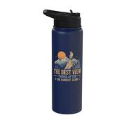 La meilleure vue vient après la randonnée la plus difficile Stainless Steel Insulated Water Bottle