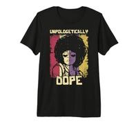 La mélanine Africaine Black Pride Dope sans vergogne T-Shirt Haut de Gamme