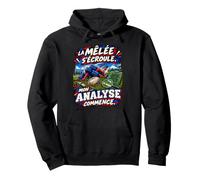 La Mêlée S’Écroule Mon Analyse Commence Humour Rugby Sweat à Capuche