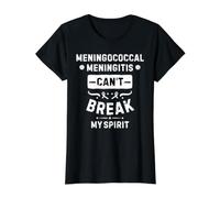 La méningite à méningocoque ne Peut Pas briser Mon Esprit T-Shirt Graphique avec Valeur, Femme, Noir, XS