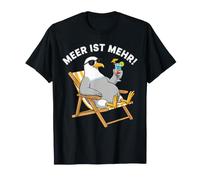 La mer est Plus Vacances d'été Amour Plage Cocktail T-Shirt