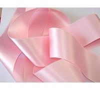La Mercerie 22355-0010-0004 Ruban de satin, tissu, 004 rose, 25 m x 10 mm