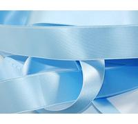 La Mercerie 22355-0070-0037 0037 Ruban de satin, tissu, 0037 bleu, 25 m x 70 mm