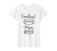 La mère de Football numéro 59 est la Plus Grande Fan de l'équipe féminine, ma mère, Mon Fils T-Shirt
