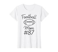 La mère de Football numéro 87 est la Plus Grande Fan de l'équipe féminine, ma mère, Mon Fils T-Shirt