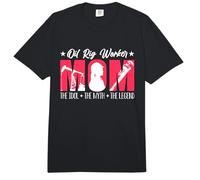 La mère de l'ouvrier de la Plate-Forme pétrolière L'idole Le travailleur de la Plate-Forme pétrolière Comfort Colors Adult Heavyweight T-Shirt