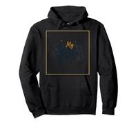La mère du marié, Mon Fils, sa fiancée, ma Joie, Mariage Floral Sweat à Capuche, Unisexe pour Adultes, Noir, S