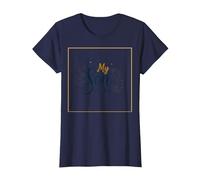 La mère du marié, Mon Fils, sa fiancée, ma Joie, Mariage Floral T-Shirt, Femme, Bleu Marine, XXL