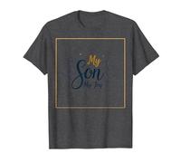 La mère du marié, Mon Fils, sa fiancée, ma Joie, Mariage Floral T-Shirt, Homme, Chiné Foncé, 3XL