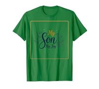 La mère du marié, Mon Fils, sa fiancée, ma Joie, Mariage Floral T-Shirt, Homme, Vert Kelly, S