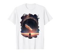 La Merveille Galactique Cosmique dans l'espace T-Shirt Graphique avec Valeur, Homme, Blanc, XL