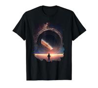 La Merveille Galactique Cosmique dans l'espace T-Shirt Graphique avec Valeur, Homme, Noir, XL