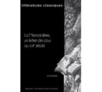 La Mesnardière, un lettré de cour au XVIIe siècle - Carine Barbafieri - Presses Universitaires Du Midi - broché - Revue