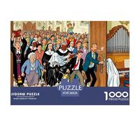 La messe de l'église se termine Puzzle en Bois Imperméable DIY Puzzles De 1000 Pièces pour Adultes Cadeaux Défi Et Casse-tête Jeux Éducatifs
