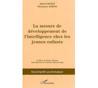 La mesure du développement de l'intelligence chez les jeunes enfants - Théodore Simon - L'harmattan - broché - Essai