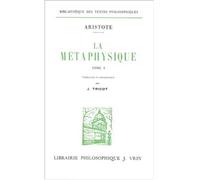 La métaphysique PB REFERENCEMENT EDITEUR Coffret Tome 1 et Tome 2 - Aristote - Vrin - Coffret - Essai