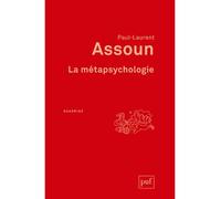 La métapsychologie - Paul-Laurent Assoun - Puf - broché - Essai