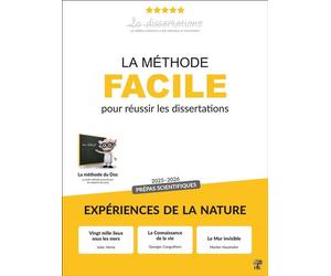 La méthode facile pour réussir les dissertations Prépas scientifiques 2025-2026 - Expériences de la nature - Morgan Trouillet - H & K Eds - broché - Scolaire / Universitaire