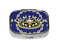 La mini boîte à médicaments carrée est adaptée pour mettre dans les poches ou les portefeuilles. Facile à ouvrir et pratique. Diadème fantaisie
