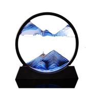 La minuterie de Bois, Sablier en Sable mouvant, décoration d'intérieur, Multicolore, 18 cm(Blue)