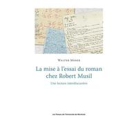 La Mise À L'essai Du Roman Chez Robert Musil - Une Lecture Interdiscursive